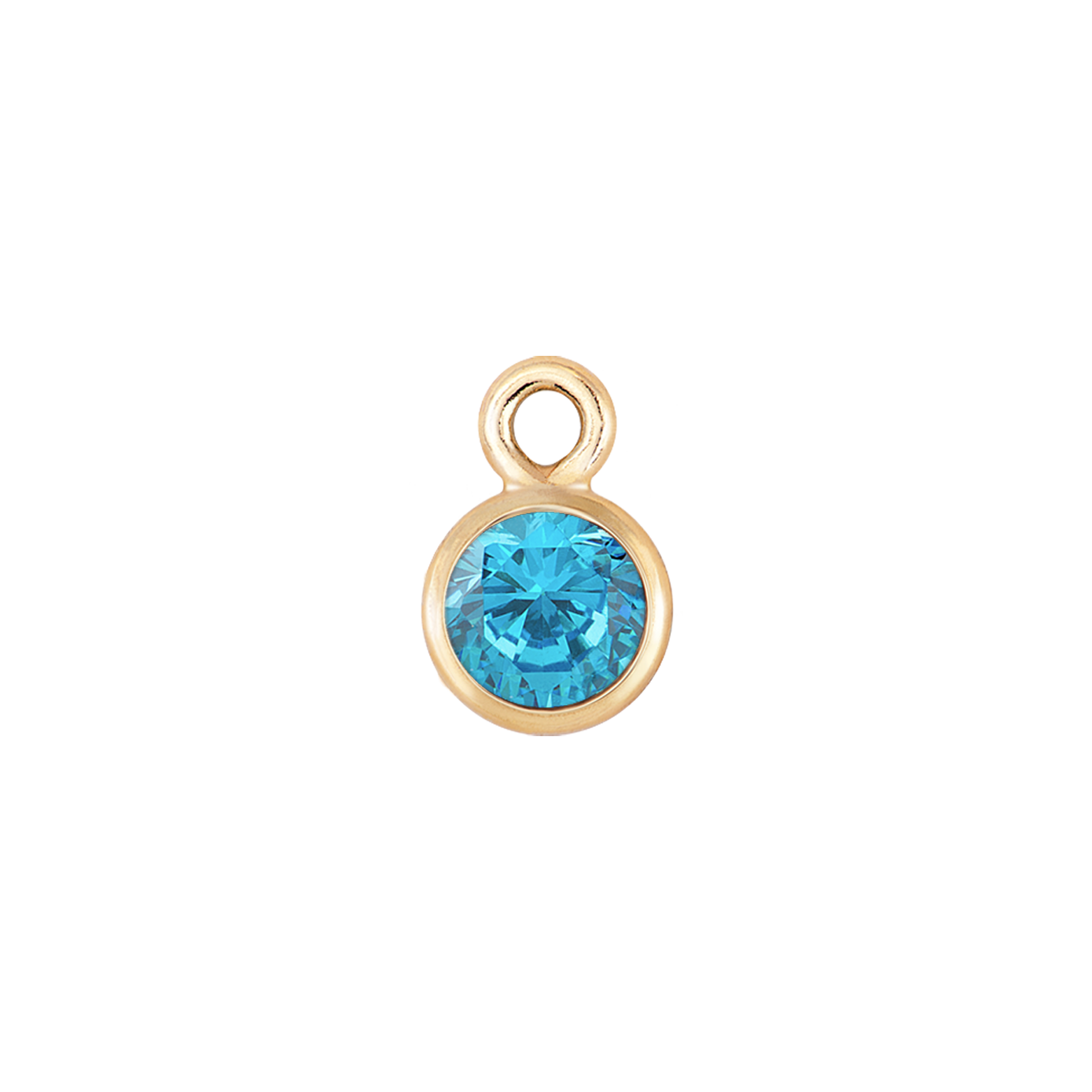 Bezel Birthstones Charms Add On