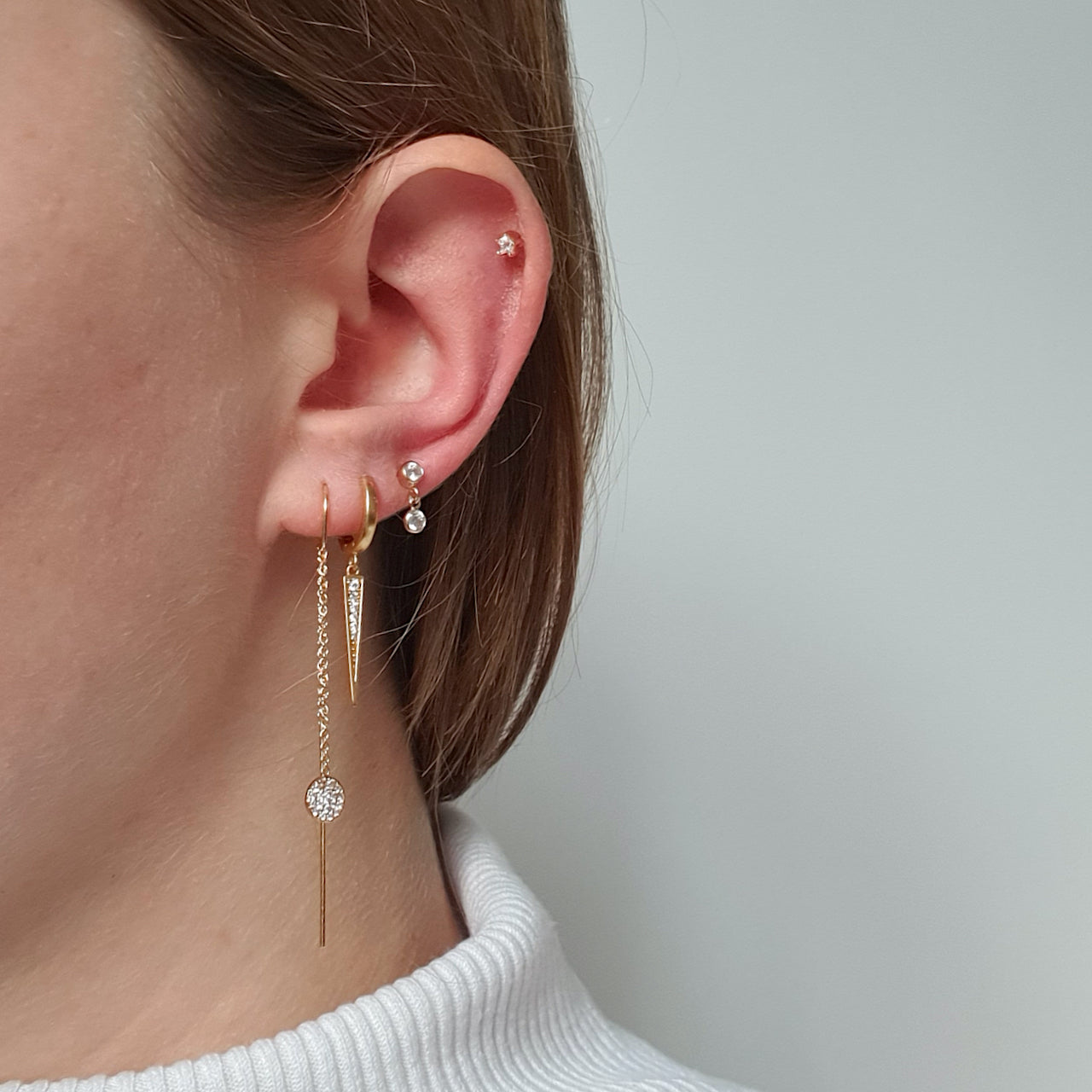 Dazzling Full Circle Ear Threader