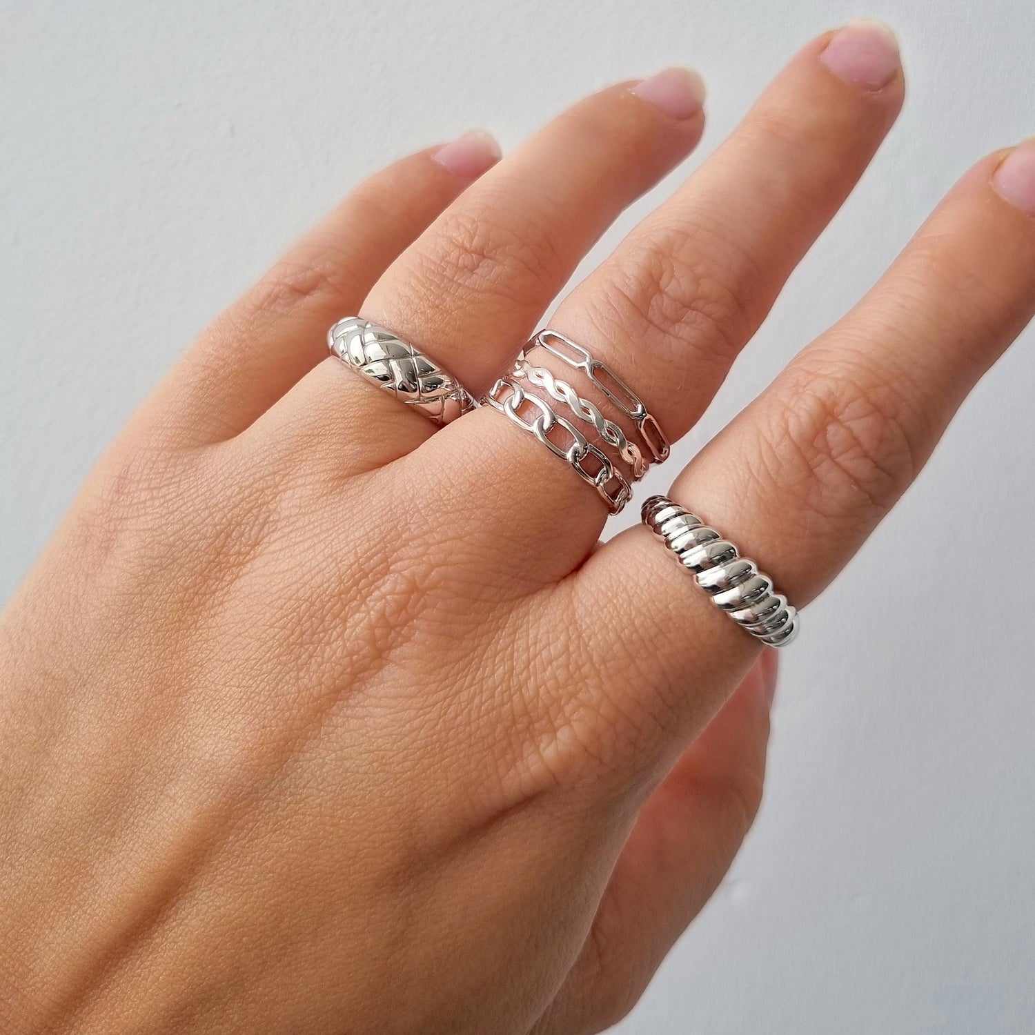 Weave Ring Silver
