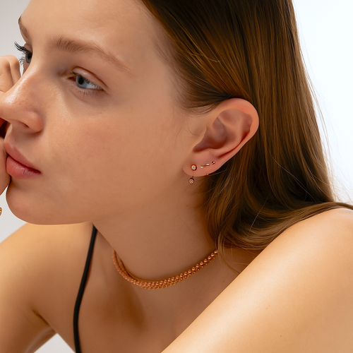 Bar Open Huggies Earrings