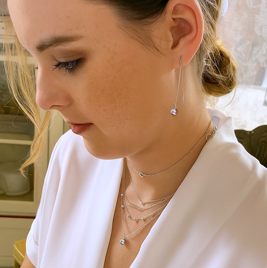 Ball Satellite Chain Necklace