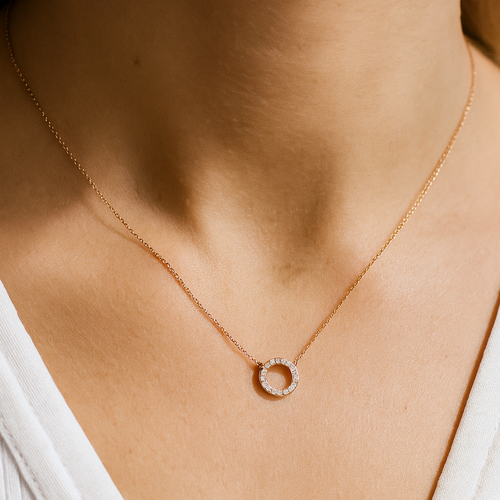 Sparkle Circle Necklace