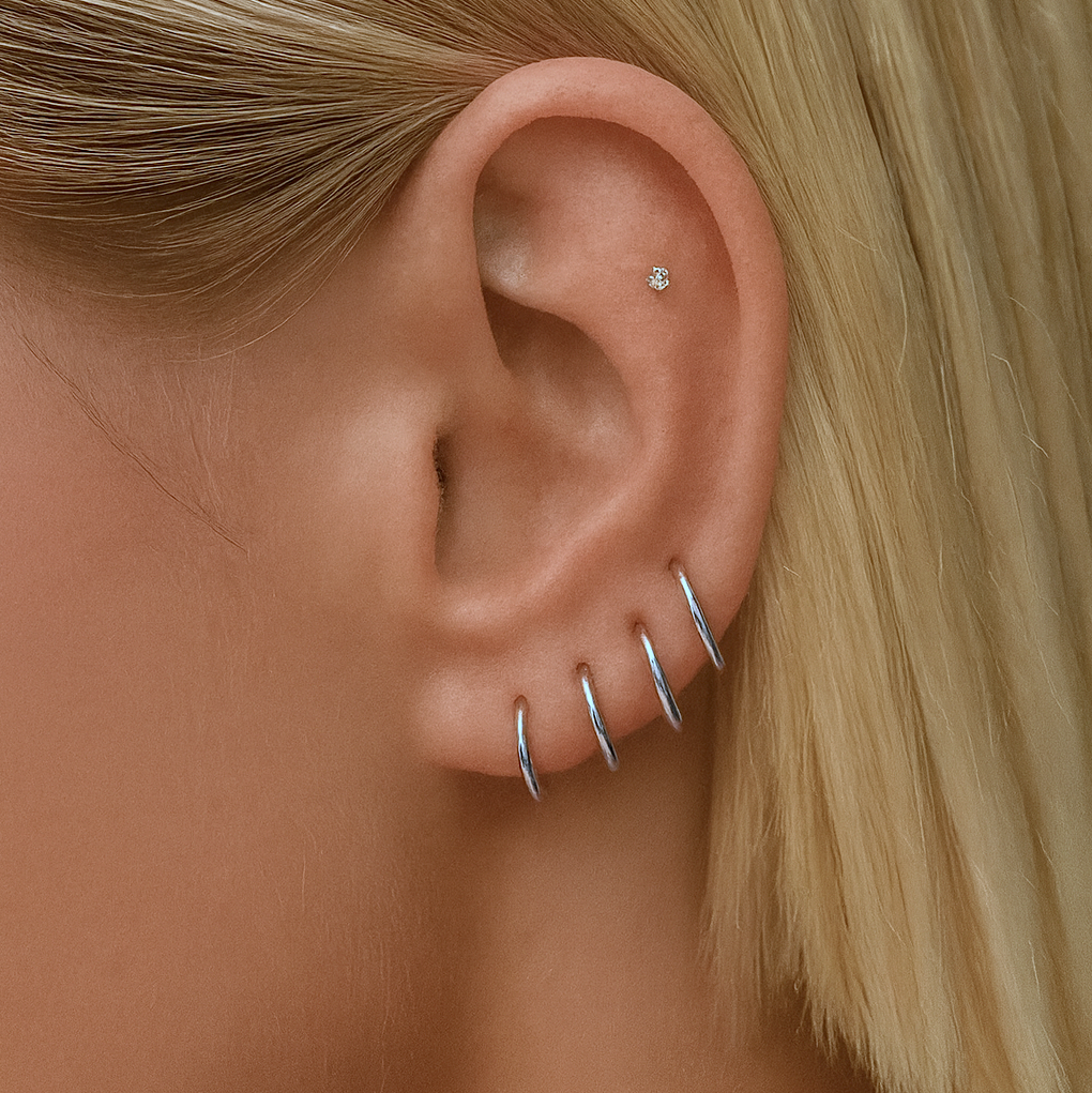 Little Classic Sterling Silver Clicker Ring