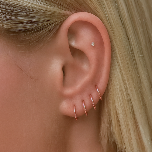 Basic Steel Seamless Clicker Ring 7mm