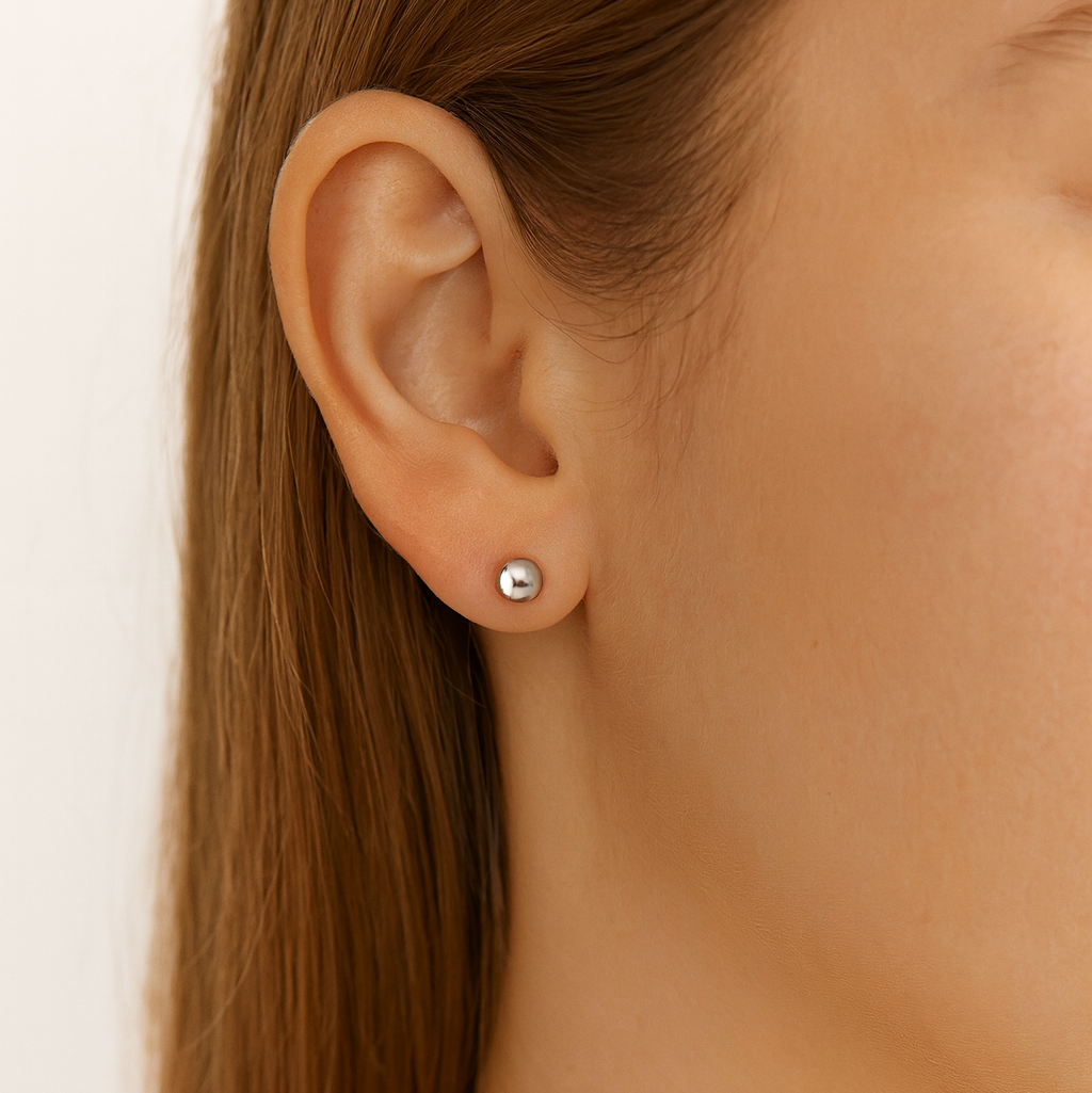 Classic Ball Stud Earrings