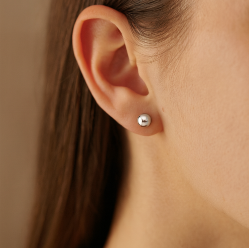 Statement Classic Ball Stud Earrings