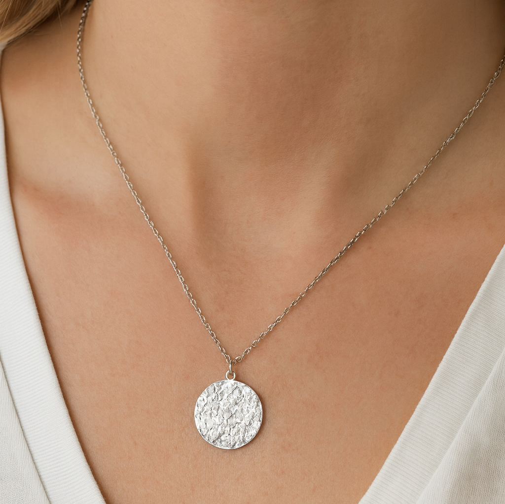 Vintage Disc Necklace