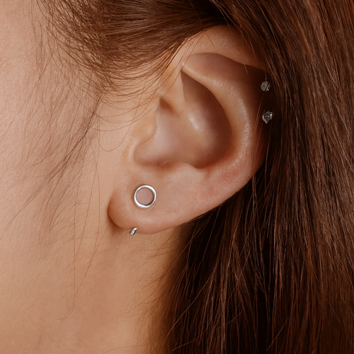 Little Open Circle Huggies