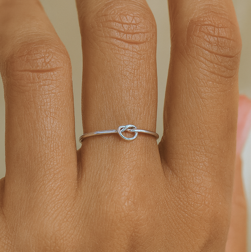 Love Knot Ring Silver