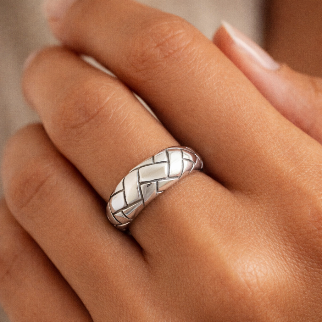 Alexa Dome Ring Silver