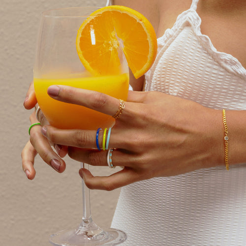 Primrose Green Stacker Ring