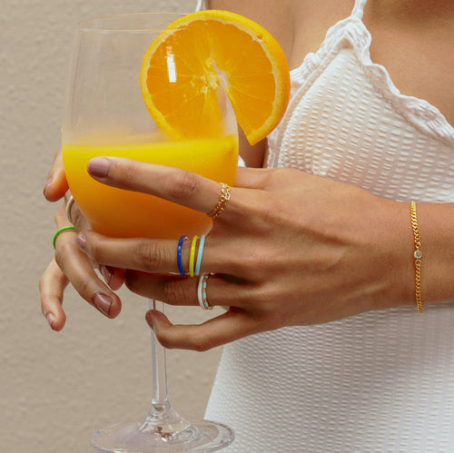 Paradise Blue Stacker Ring