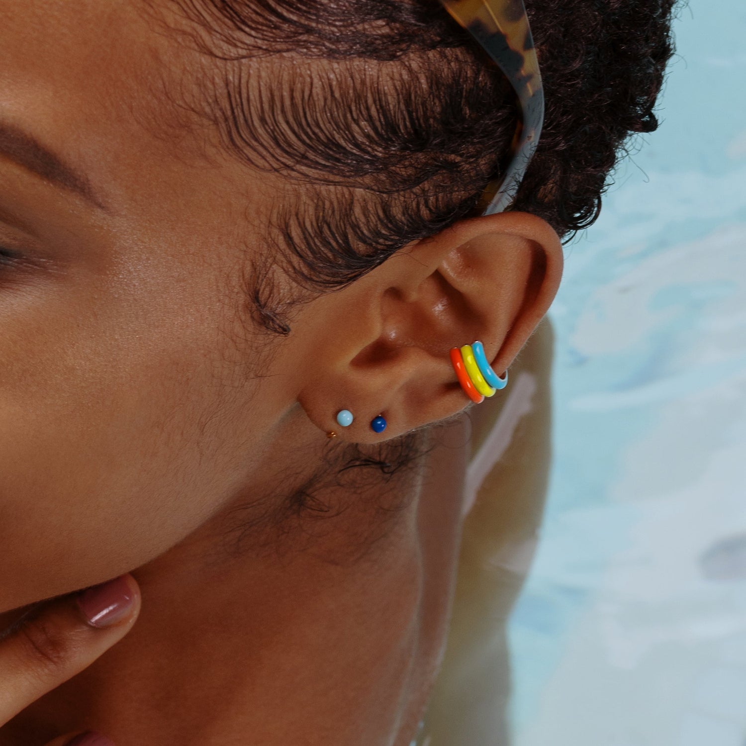 Neon Yellow Ear Cuff