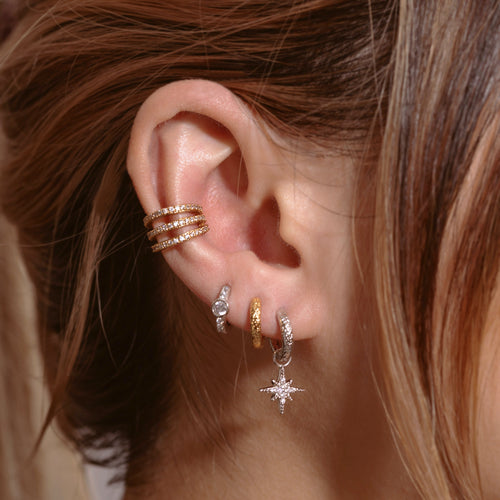 Vintage Huggie Earrings