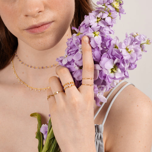 Mini Bezel Ring Gold