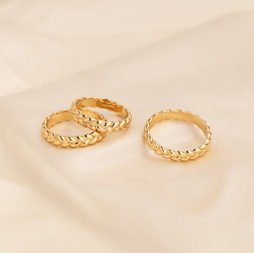 Braided Gold Ring