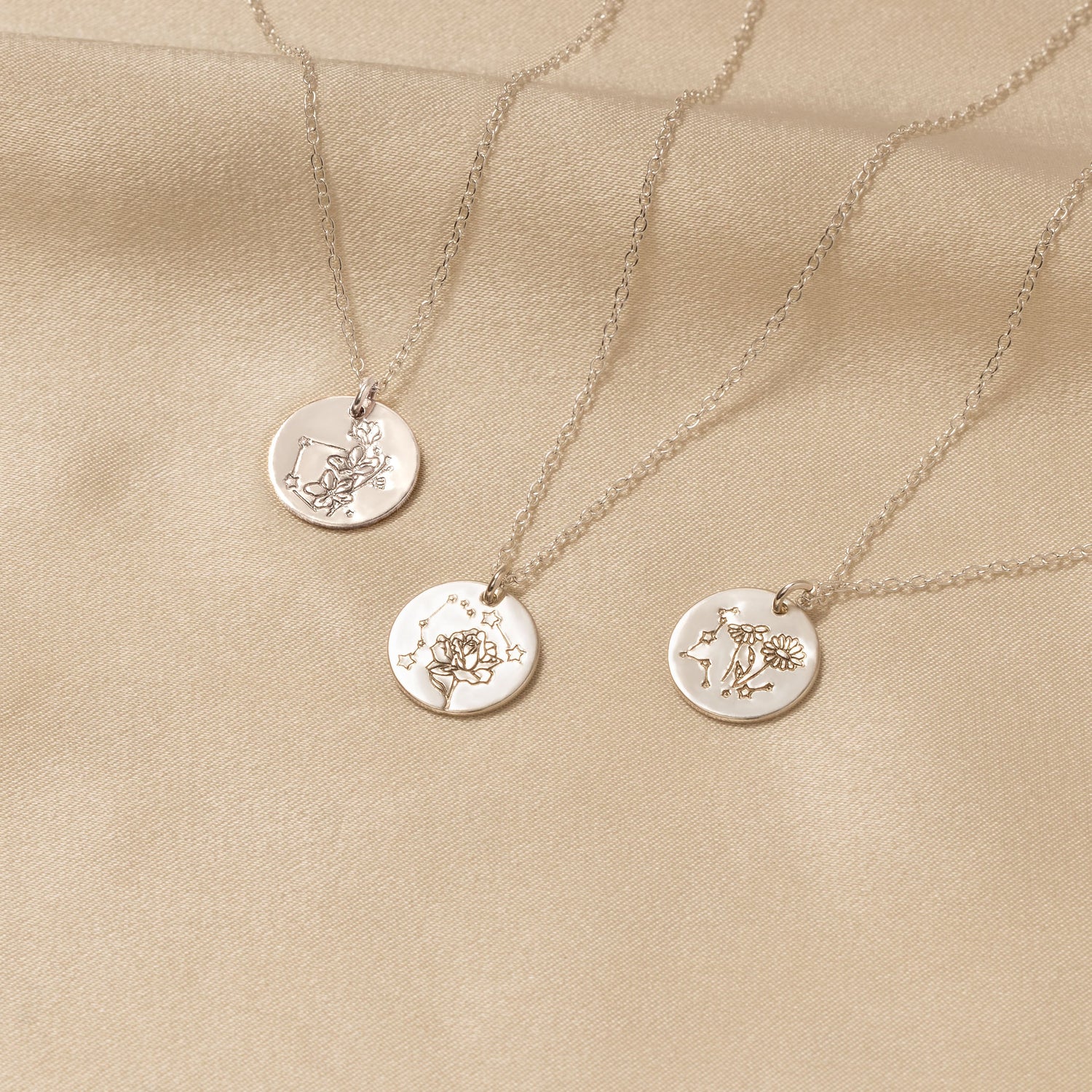 Personalized Stardust Bloom Necklace