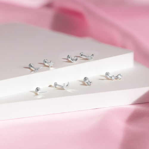 Color:White Gold
Option:Single
Option:Pair