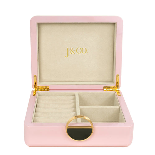 Pink Wooden Big Jewelry Box