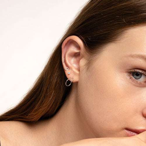 Chic Circle Stud Earrings