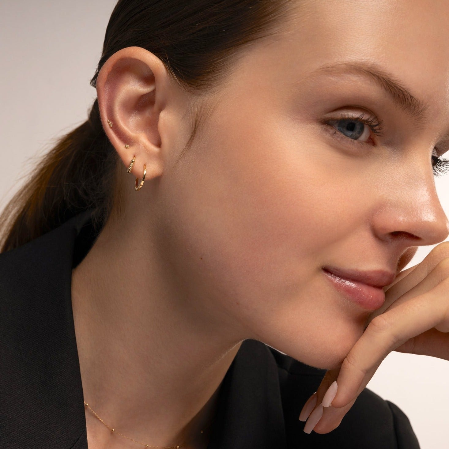 Color:Yellow Gold
Post Length:6.5mm
Post Length:5mm
Post Length:8mm