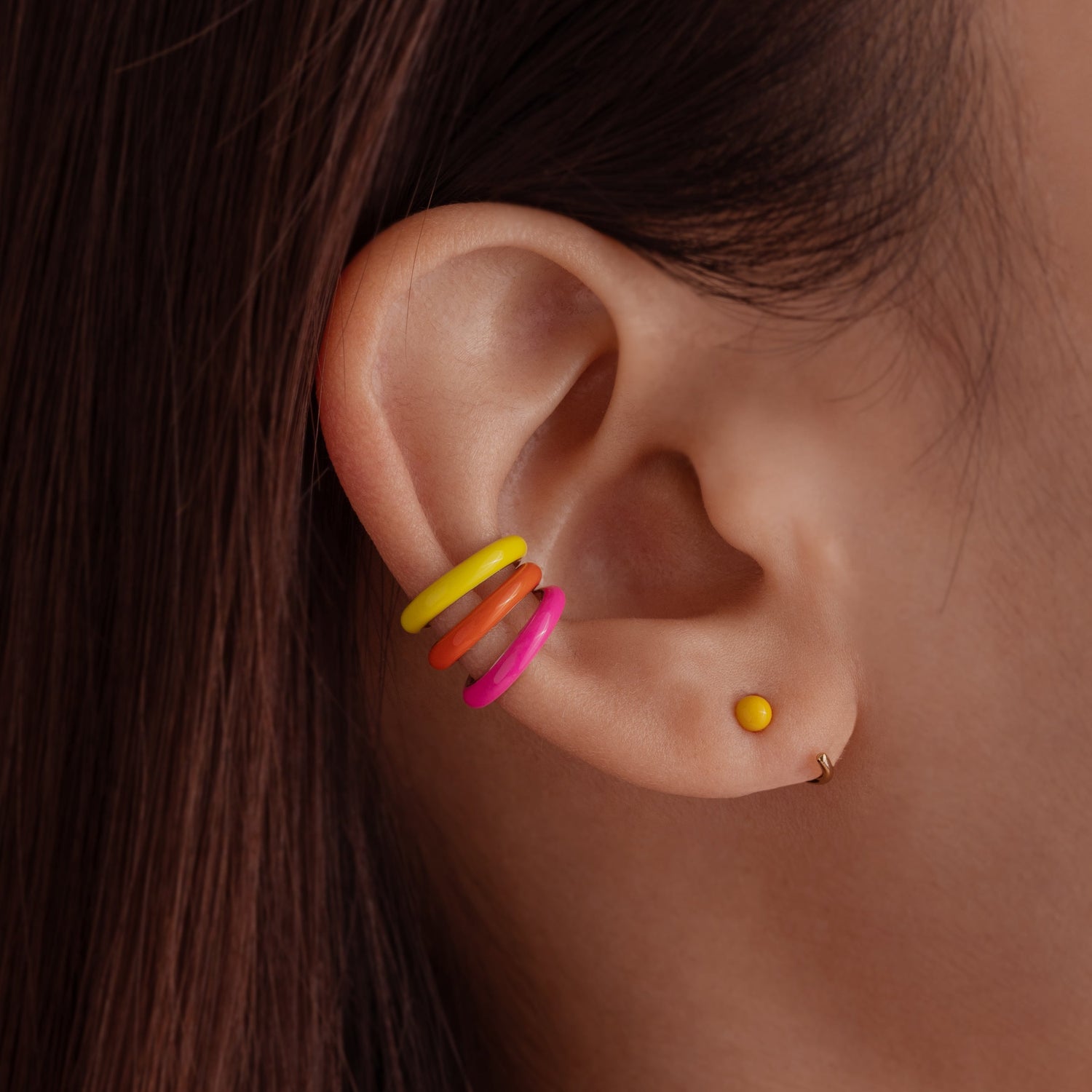 Neon Pink Ear Cuff