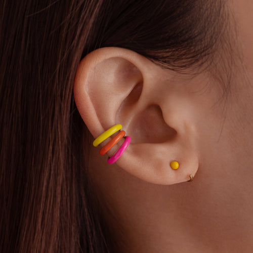 Neon Pink Ear Cuff
