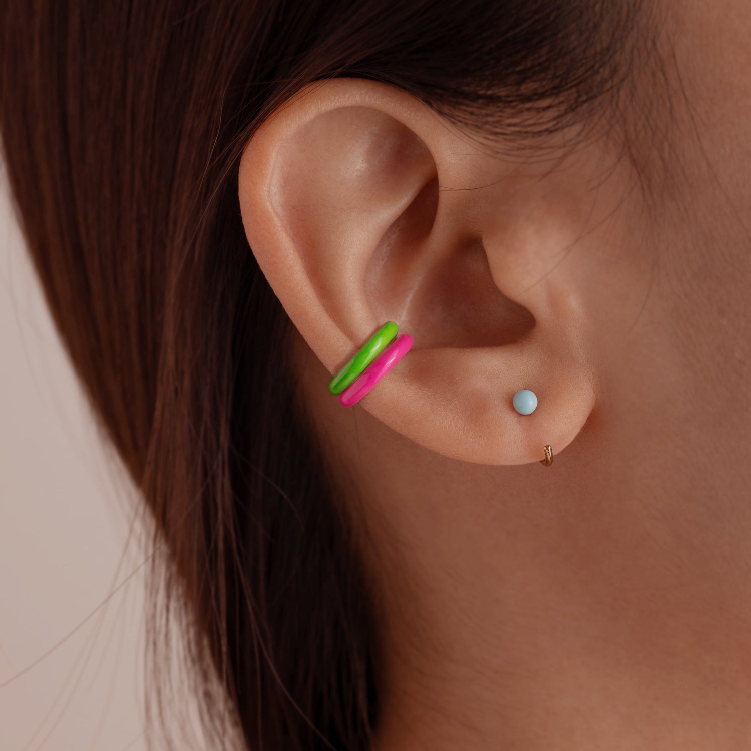 Classic Green Ear Cuff