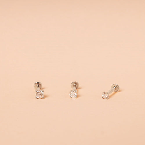 Color:White Gold
Option:Single
Option:Pair