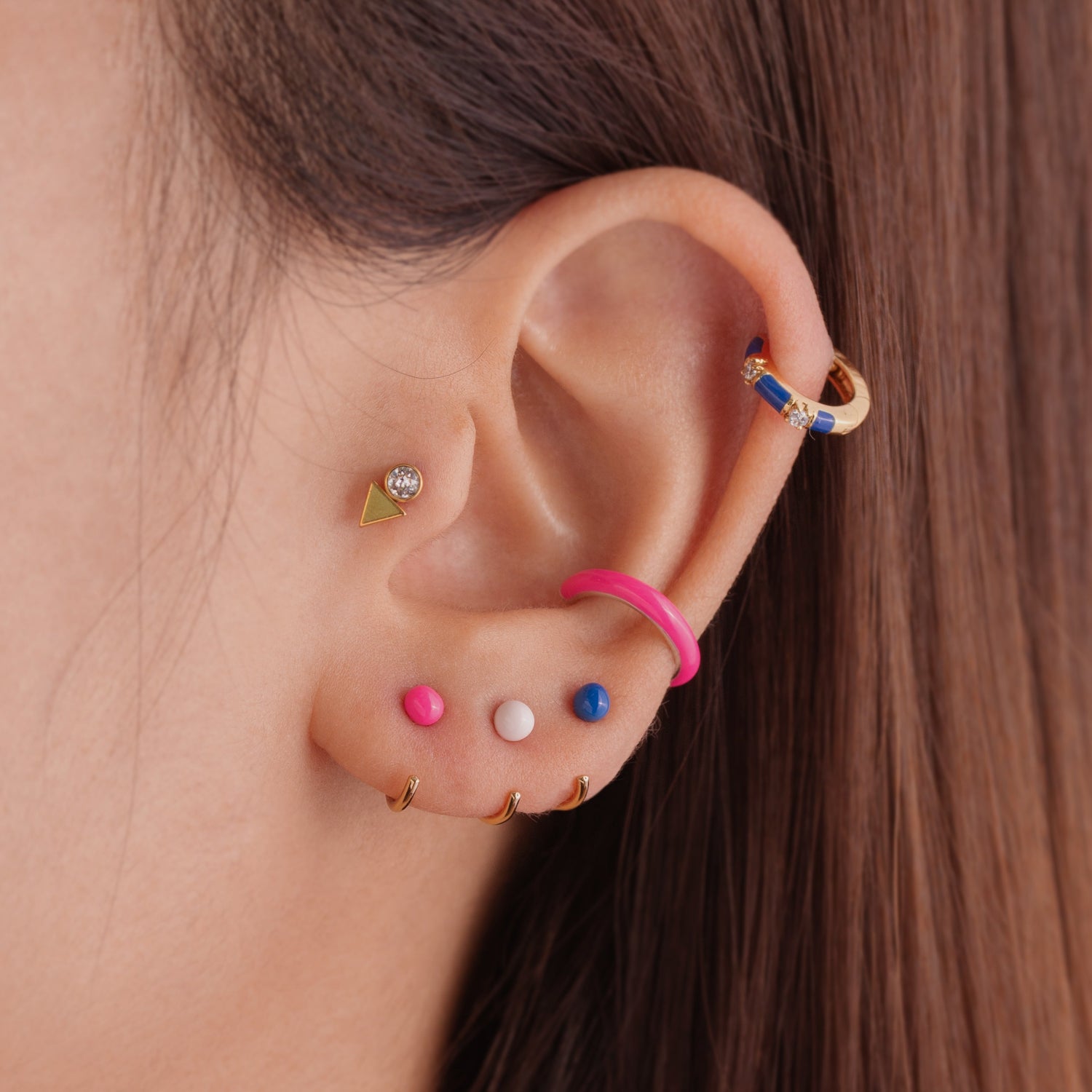 Neon Pink Ear Cuff