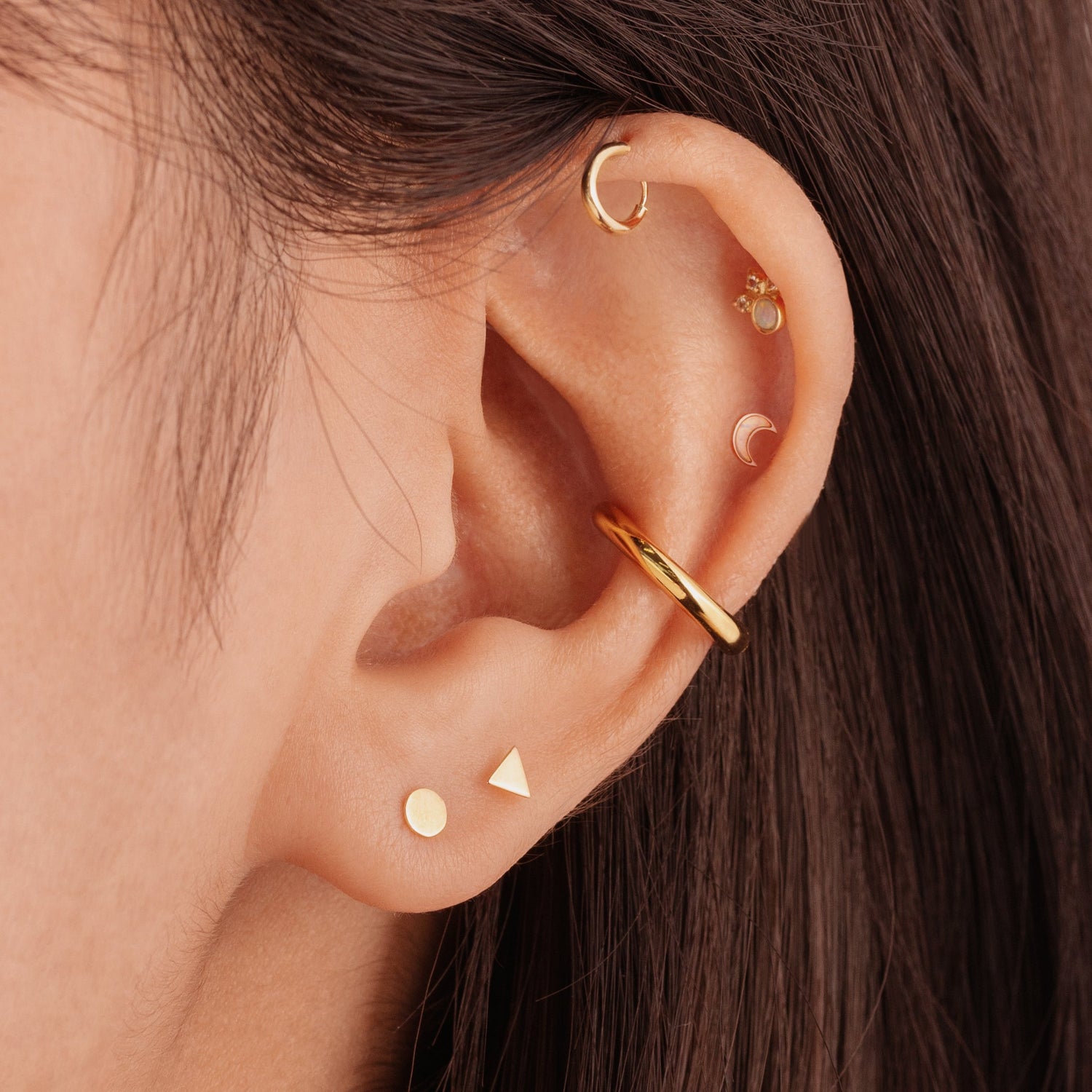 Baby Seamless Huggie Earrings