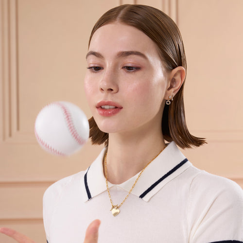 Boyfriend Link Toggle Heart Necklace