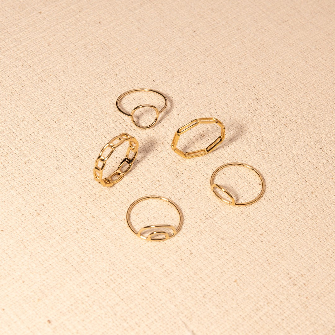 Perfect Open Circle Ring Gold