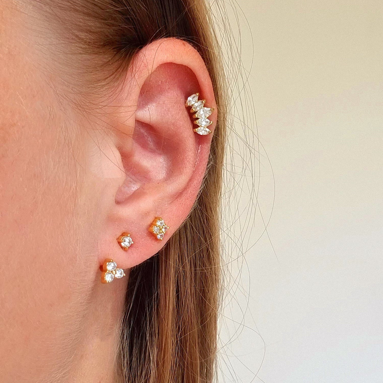 Sparkly Trio Ear Jacket