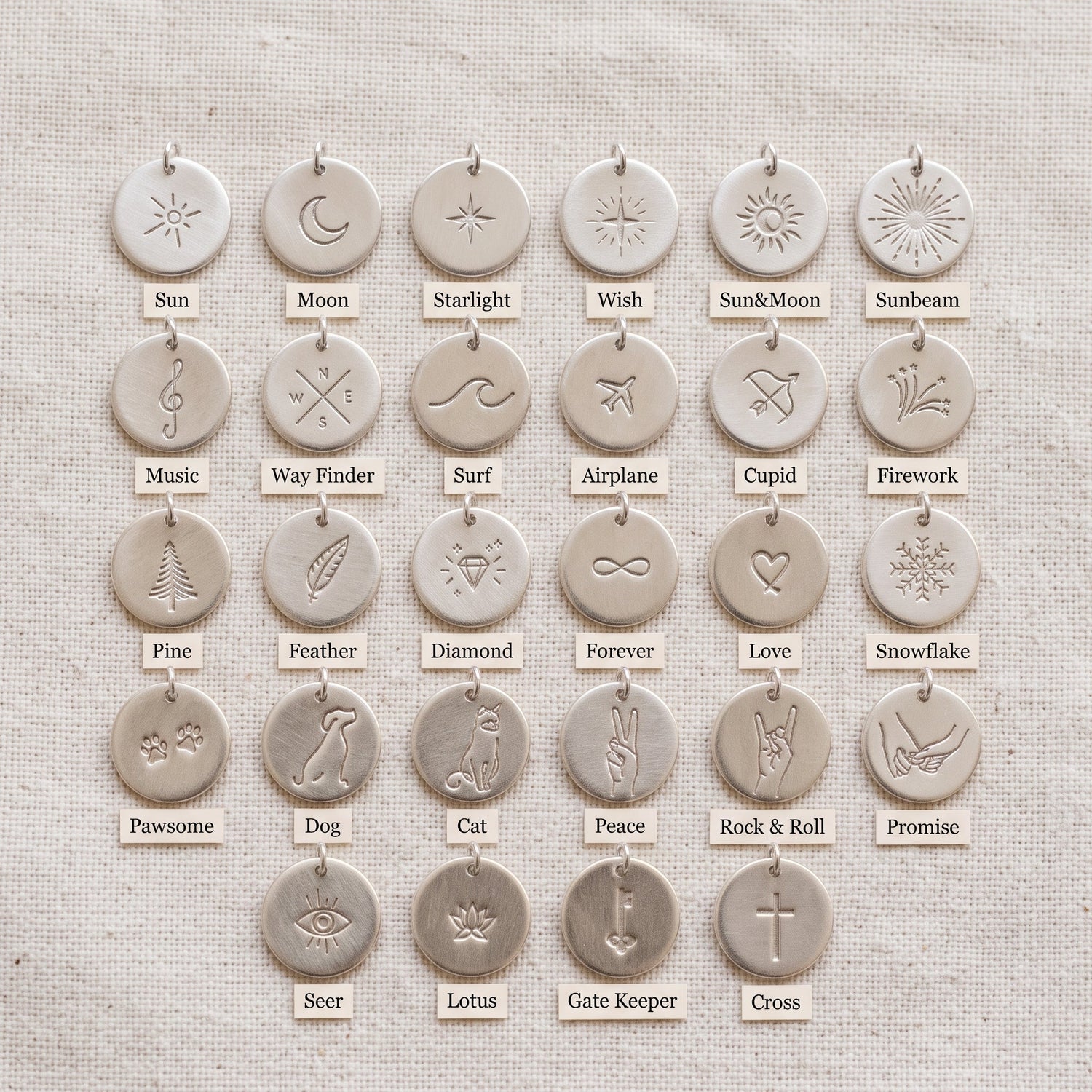 Personalized Mini Icon Necklace