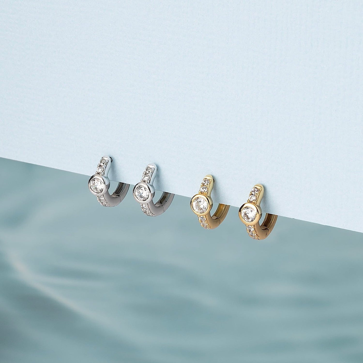 Altair Huggie Hoop Earrings