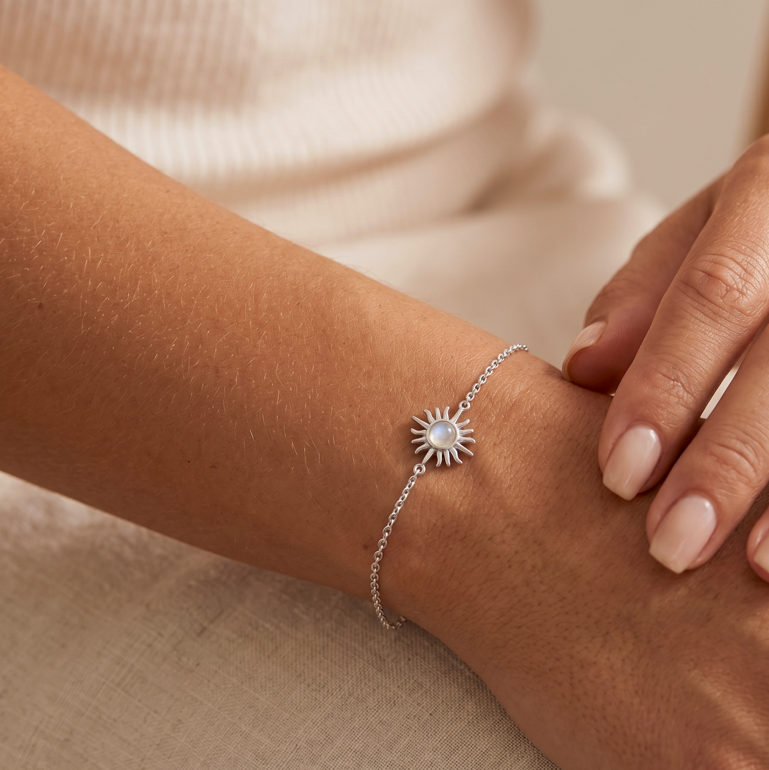 Moonstone Sun Bracelet