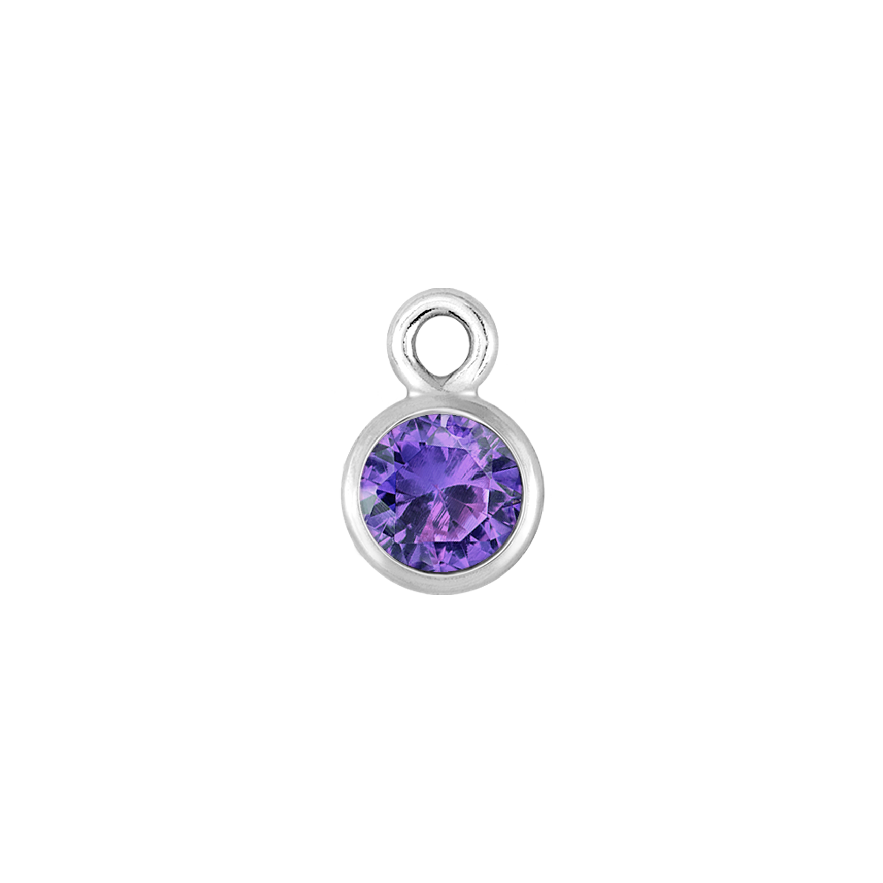 Bezel Birthstones Charms Add On