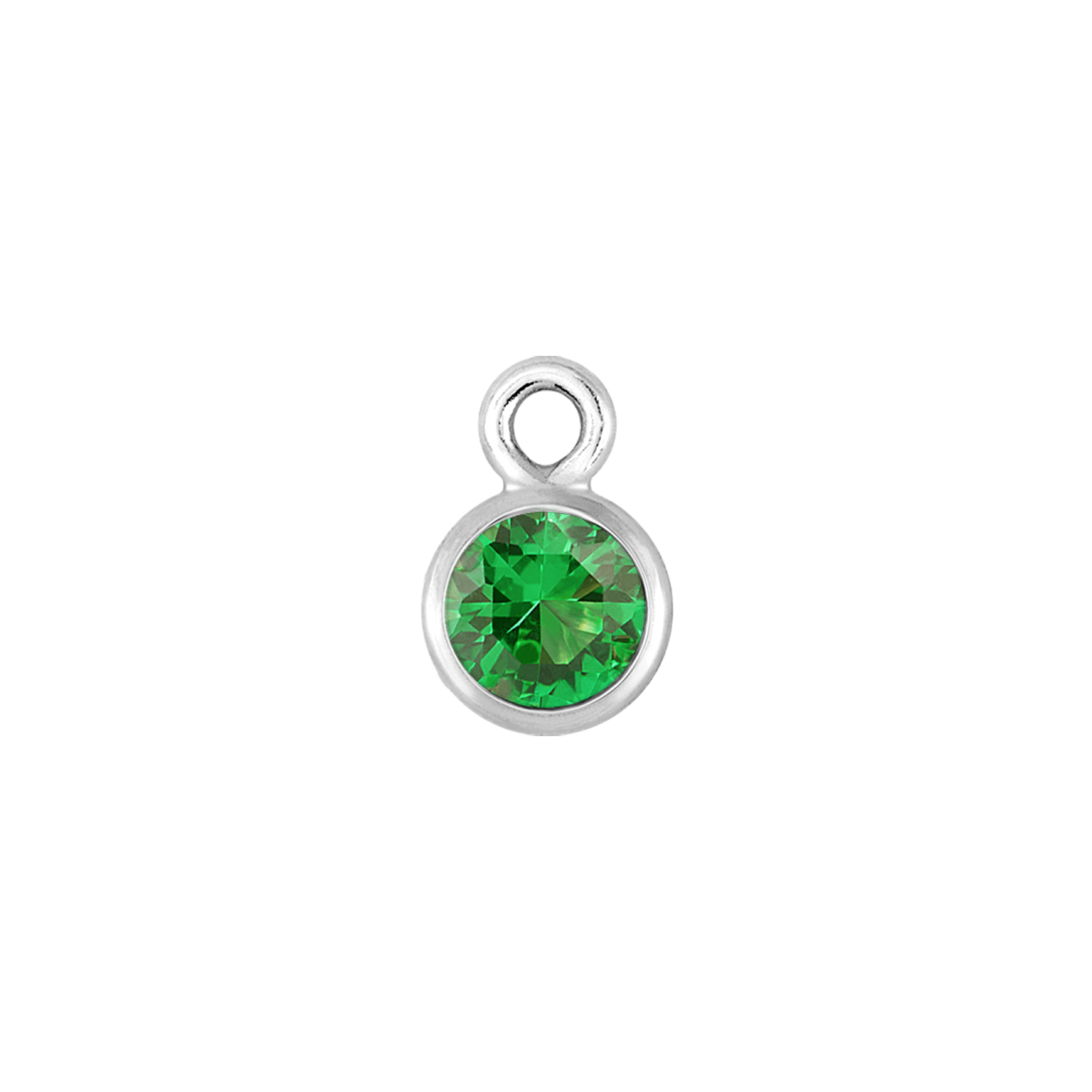 Bezel Birthstones Charms Add On