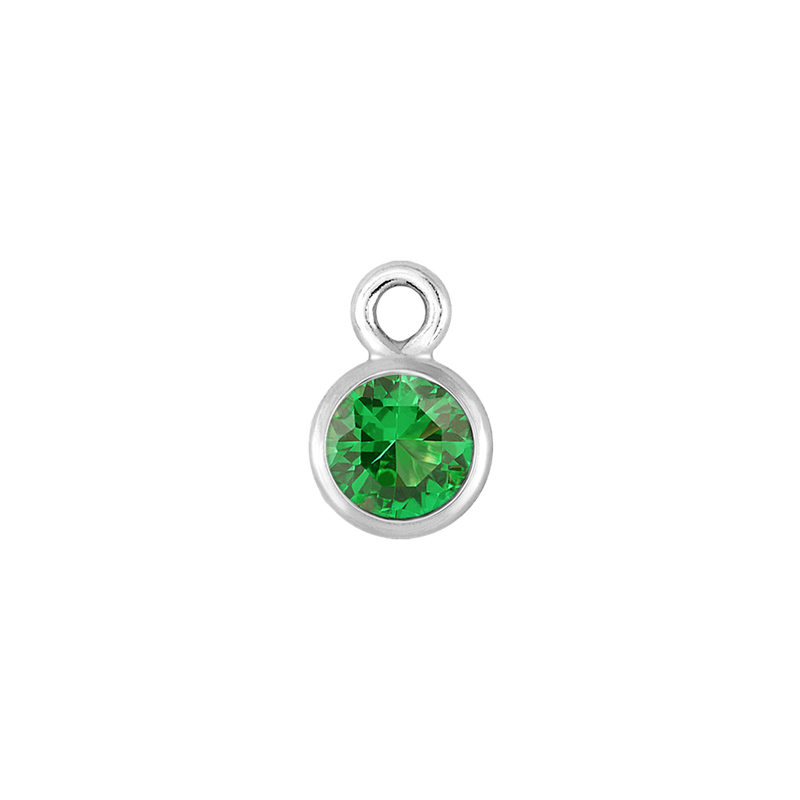 Bezel Birthstones Charms Add On