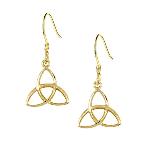 Celtic Tri Drop Earrings