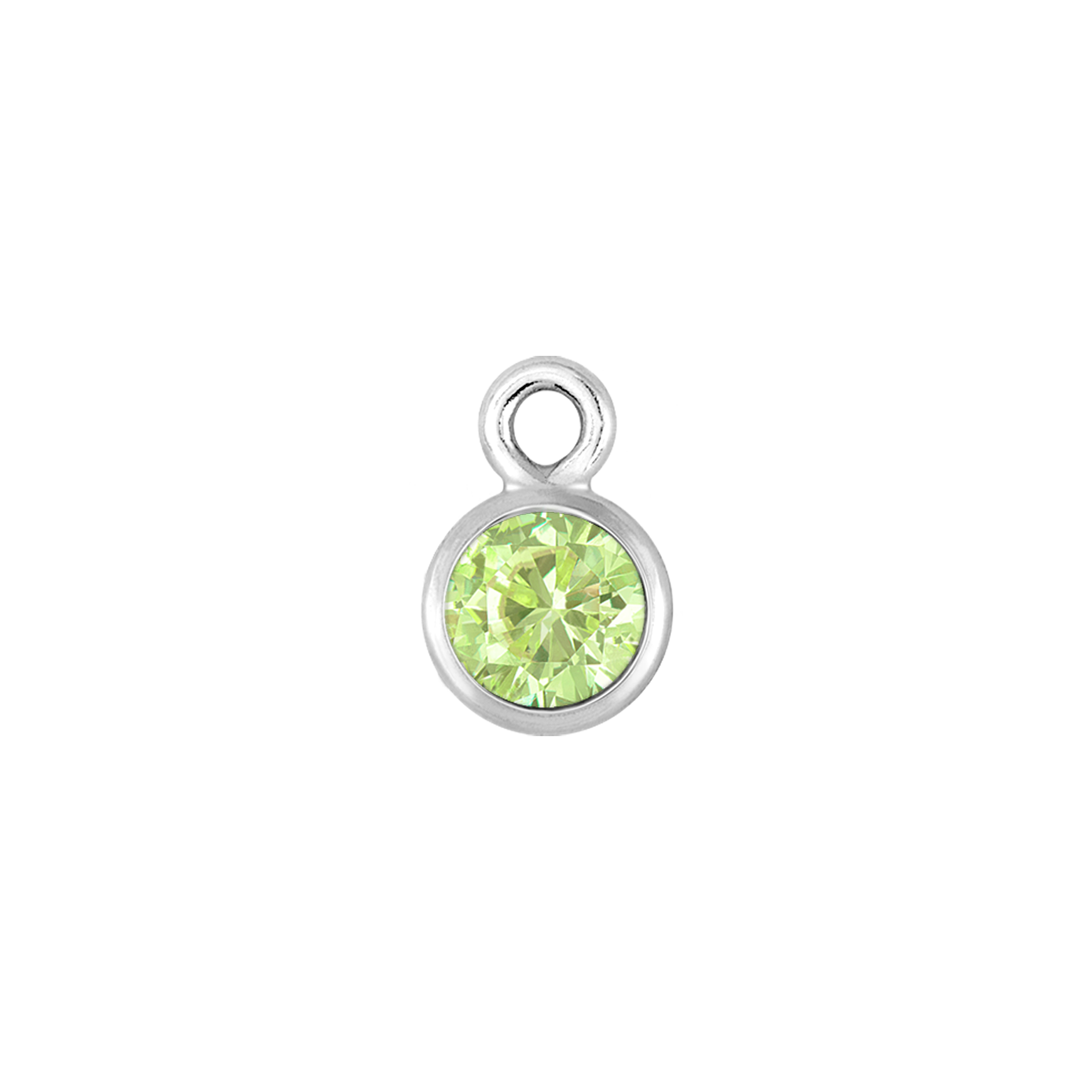 Bezel Birthstones Charms Add On