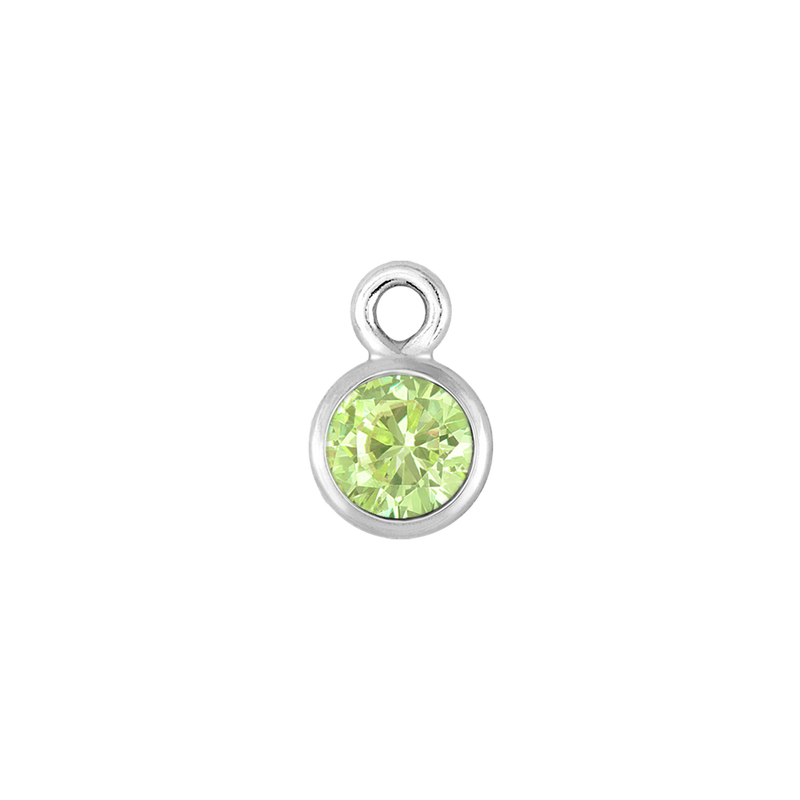 Bezel Birthstones Charms Add On