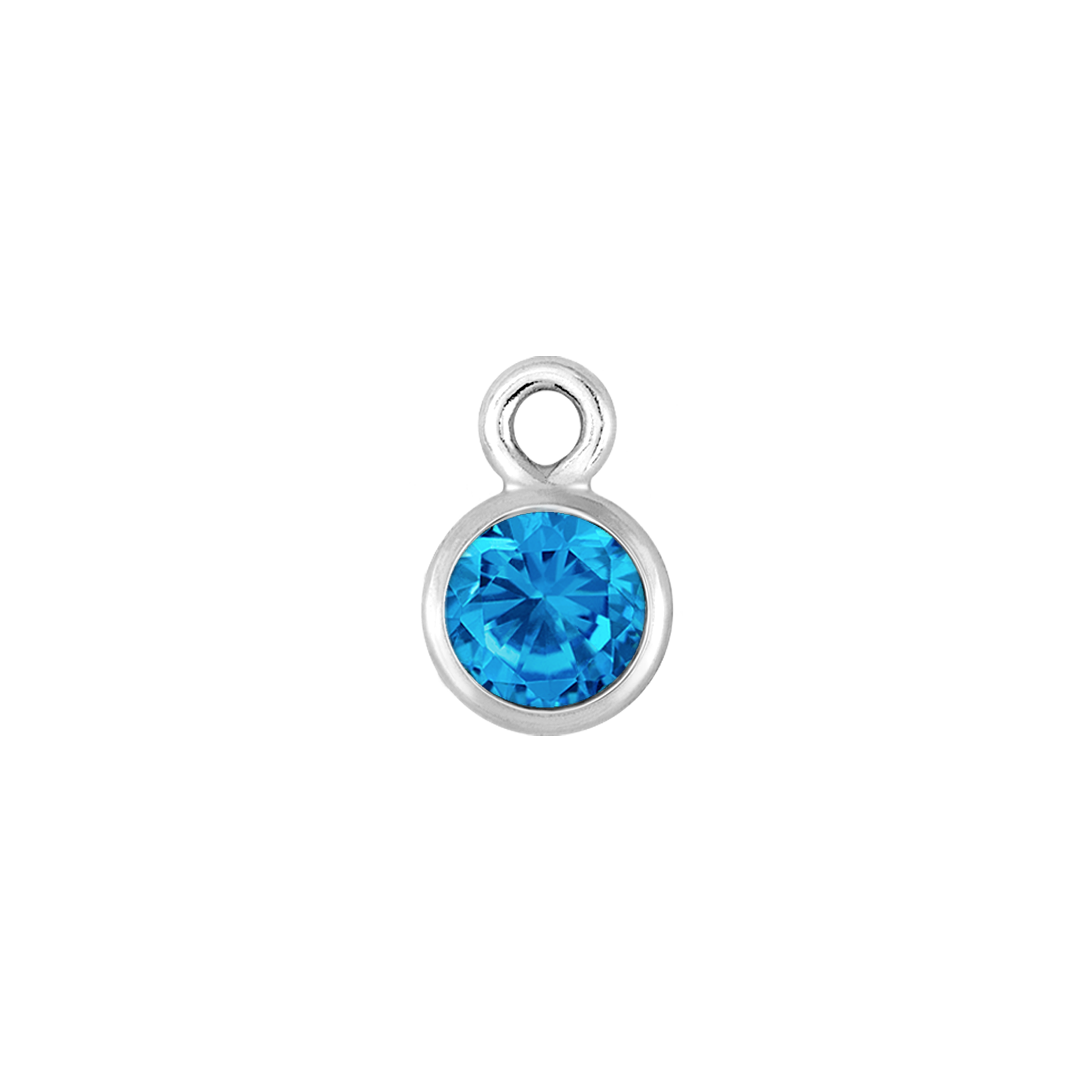 Bezel Birthstones Charms Add On