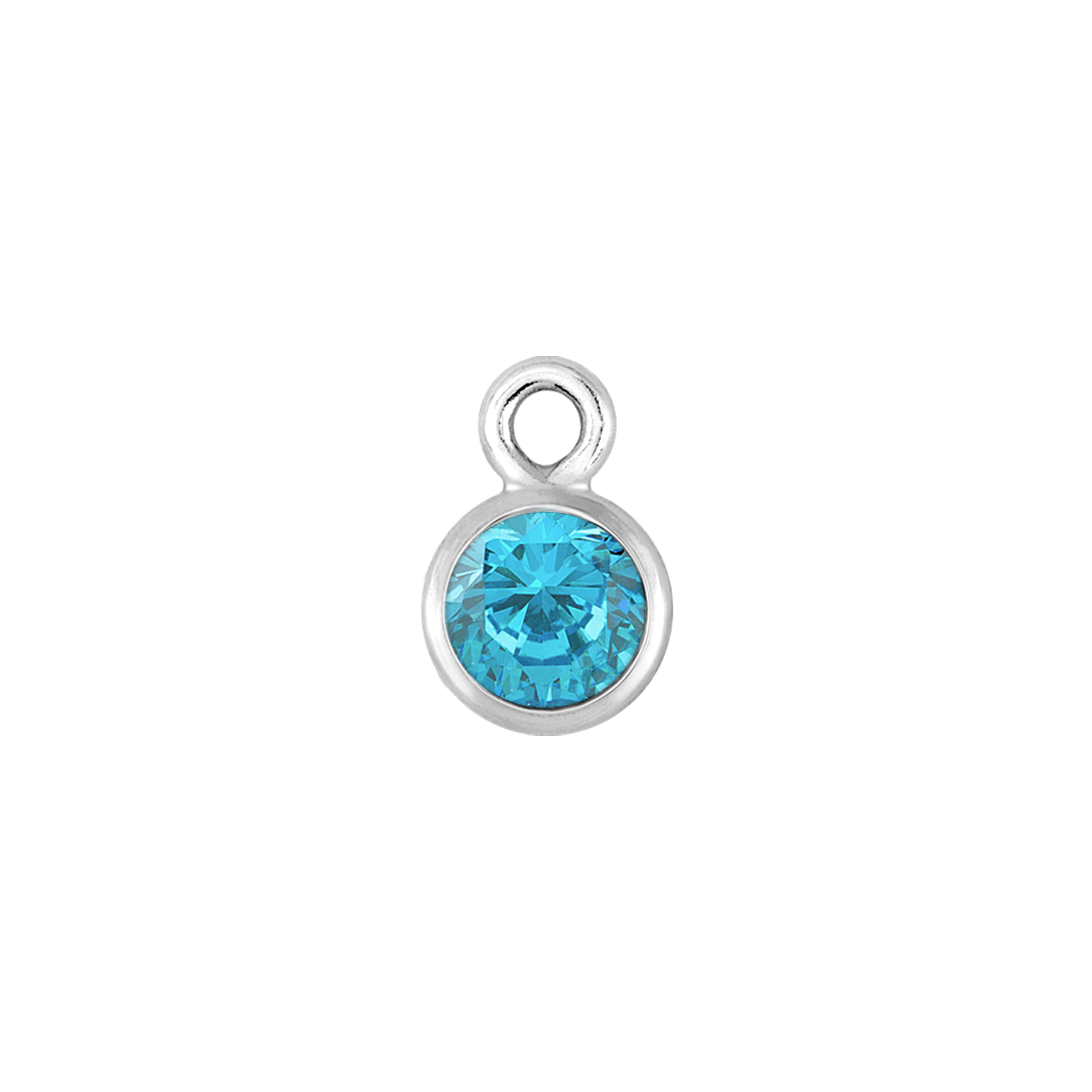 Bezel Birthstones Charms Add On