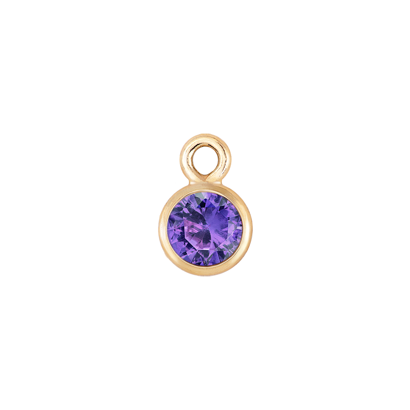 Bezel Birthstones Charms Add On