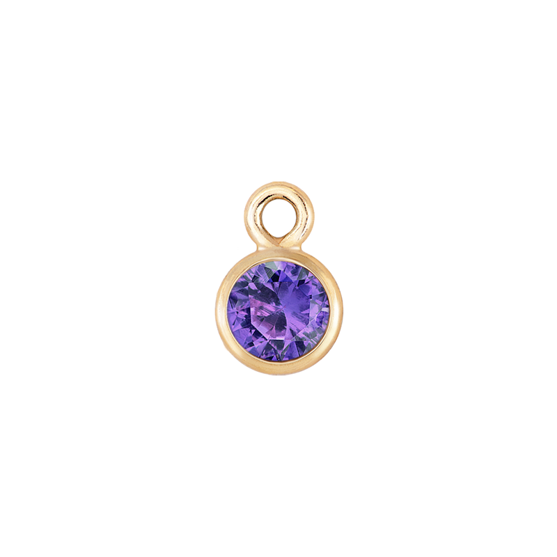 Bezel Birthstones Charms Add On