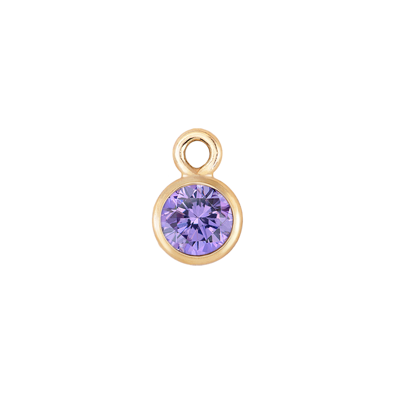 Bezel Birthstones Charms Add On