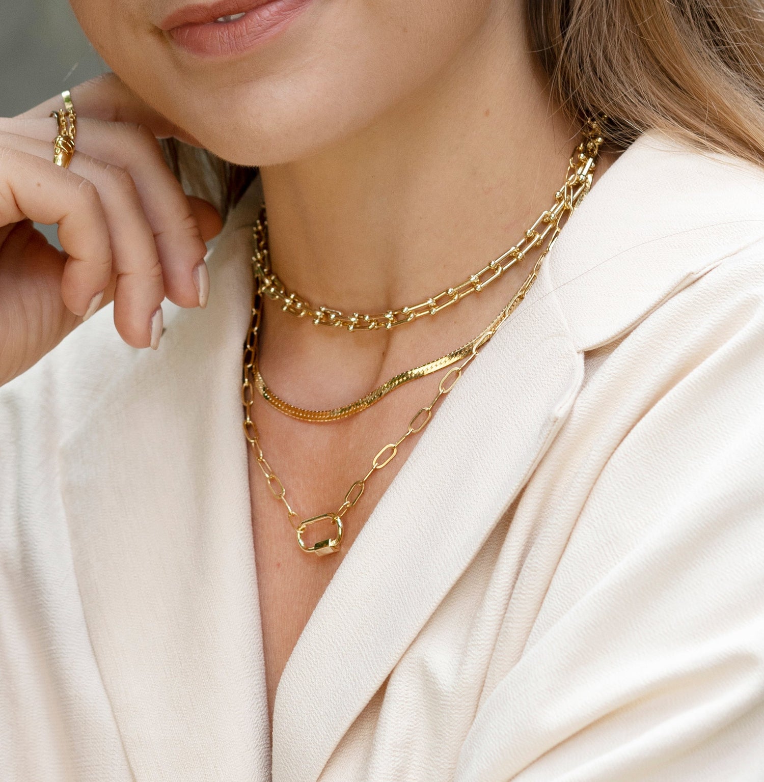 Herringbone Chain Necklace