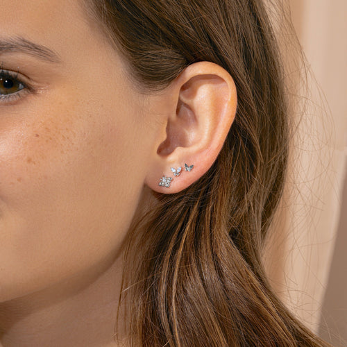 Color:White Gold
Post Length:6.5mm
Post Length:5mm
Post Length:8mm